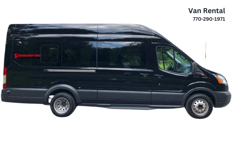 van rental, atlanta van rental, van rental near me, van rental to the airport, 14-passenger van, 15-passenger van, group transportation