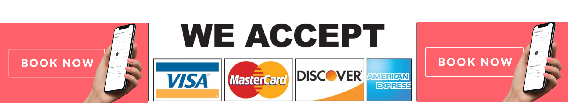 Major credit cards accepted for EarthTran chauffeur service booking
