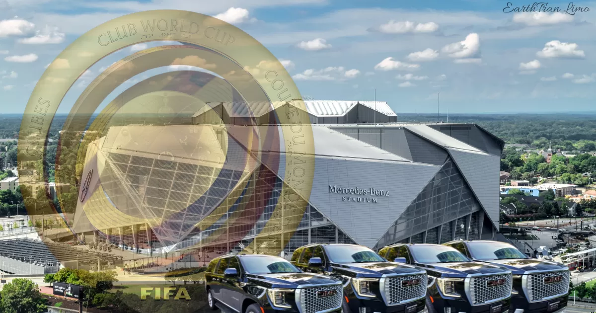 FIFA Club World Cup 2025 Transportation Atlanta, car service to mercedes benz stadium, FIFA World Cup 2025 Transportation Services,