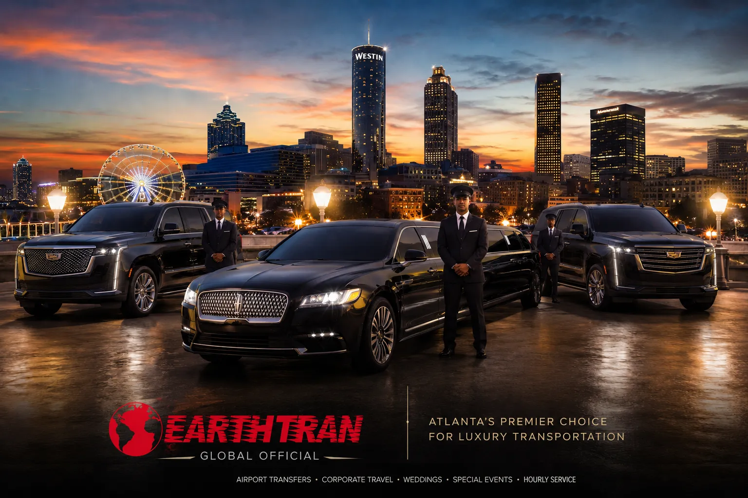 Atlanta limousine service by EarthTran Global Limousine