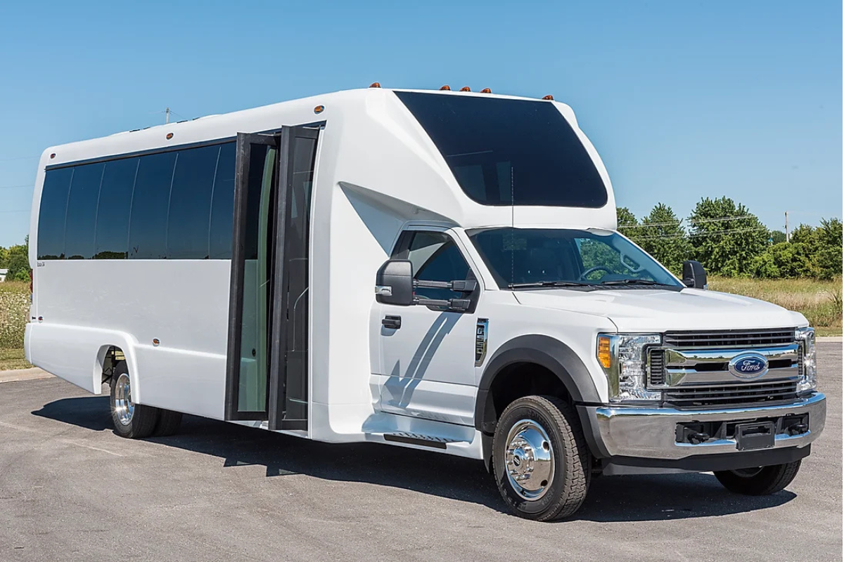 Minibus for Atlanta airport transfers and group transportation by EarthTran Global Limousine